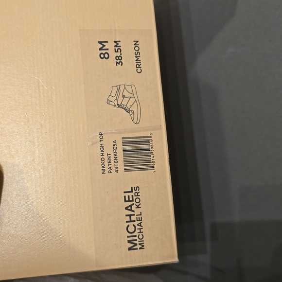 High top wedge sneakers in Crimson red - Picture 12 of 12